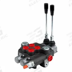 CHIEF Hydraulic Directional Control Valve: Four-Way / Three Positions, Tandem Center, 2 Spools (MPN 220900). Key specifications — attr1017968: CHIEF; attr1017969: Tandem Center; attr1018005: Spring Center To Neutral.
