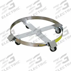 APPROVED VENDOR Drum Dolly: 900 lb Load Capacity, For 55 gal Container Capacity, Round, (4) Swivel (MPN 240196). Key specifications — Caster/Wheel Configuration: (4) Swivel; For Container Capacity: 55 gal; Deck Shape: Round; Brand: APPROVED VENDOR.
