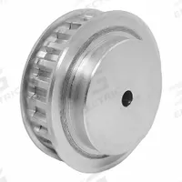 DAYTON Timing Pulley: Trapezoidal, Plain, For T10 Timing Belt Section, For 16 mm Belt Wd, 24 Teeth (MPN 31T10/24-2). Key specifications — Brand: DAYTON; Tooth Profile: Trapezoidal; Finish: Plain.