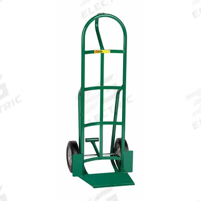 APPROVED VENDOR General Purpose Hand Truck: 800 lb, Single-Loop Handle, Green, Steel - Easy-Load & Tilt Hand Trucks