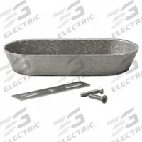 JAY R. SMITH MFG. CO Funnel Assembly: 6 in Overall Wd, 1 in Overall Ht, Cast Bronze, Bronze, Screw (MPN 3590NB). Key specifications — Material: Cast Bronze; Connection Type: Screw; Brand: JAY R. SMITH MFG. CO; Color: Nickel Bronze.