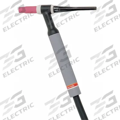 LINCOLN ELECTRIC Torch: Air-Cooled, PTA-26, 12 1/2 ft, Rubber, 1-Piece - Air-Cooled TIG Torches