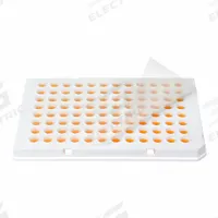 MTC BIO qPCR Sealing Film: 4 mm Overall Thick, Sterile, Clear (MPN P1001-Q-S). Key specifications — Brand: MTC BIO; Sterility: Sterile; Color: Clear.