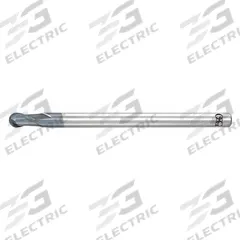OSG Ball End Mill: Carbide, WXL Coated, 2 Flute, 12 mm Mill Dia, 18 mm LOC, 110 mm OAL (MPN 3106660)