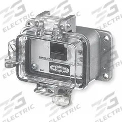 HUBBELL WIRING DEVICE-KELLEMS Access Port: 12/4, 3 3/8 in (W) x 3 1/4 in (H), Plastic Cover, 1 Ports (MPN P5E). Key specifications — NEMA Rating: 4; Manufacturer Part Number: P5E; Brand: HUBBELL WIRING DEVICE-KELLEMS; Wallplate Type: Ethernet.