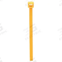GRAINGER Cable Tie: 4 in Nominal Lg, 7/8 in Nominal Max. Bundle Dia., 0.1 in Wd, Outdoor Use, 100 PK (MPN 36J205). Key specifications — Brand: GRAINGER; Outdoor Use: Yes; Color: Yellow.