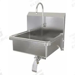 SANI-LAV Hand Sink: 1 Stations, 7 in Bowl Dp, 17 in Bowl Lg, 14 in Bowl Wd, Faucet Included, 16 ga (MPN 7051.5). Key specifications — Includes Side Splash: Side Splash Not Included; Series: Stainless Steel Hand Wash Sink; Brand: SANI-LAV.