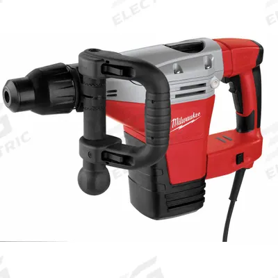 MILWAUKEE Demolition Hammer Kit: Corded, Chipper, SDS-Max, 8.8 ft-lb, 2,840 bpm, 15.9 lb Wt - Chipper-Style Corded Demolition Hammers