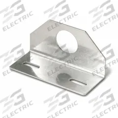 EATON Mounting Bracket: 12 mm Compatible Sensor Dia, Cylindrical Proximity Sensors (MPN E57KM12). Key specifications — Product Type: Mounting Bracket; Material: Stainless Steel; Compatible Product Type: Cylindrical Proximity Sensors; Manufacturer Part Number: E57KM12; Brand: EATON; Bracket Hole Size: No Hole.