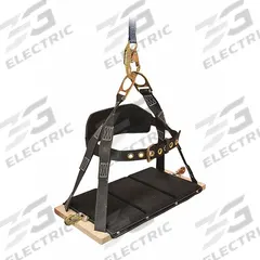 FALLTECH Bosun Chair: Seat Padding, 425 lb Wt Capacity, With Belt, M Body Belt Size, Steel, Plywood (MPN 8039M). Key specifications — Seat Padding: Yes; Seat Material: Plywood; D-Ring Material: Steel; Brand: FALLTECH.