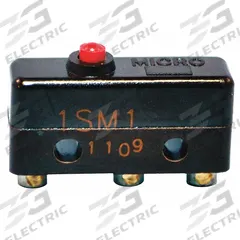 HONEYWELL Miniature Snap Action Switch: Plunger Actuator, 1NO/1NC, Solder (MPN 1SM1). Key specifications — AC Contact Rating: 5 A @ 240 V; Electrical Connection: Solder; Series: SM; Brand: HONEYWELL.