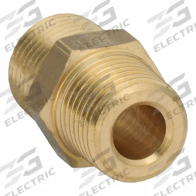 LEGRIS Metal Pipe Straight: Straight, 1/8 in x 1/8 in - Threaded High-Pressure Pipe Fittings