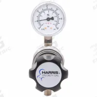 HARRIS High Purity Gas Regulator: Single Stage, 1/4" NPT F Inlet, 1/4" NPT F Outlet, 50 psig (MPN 723C050000D). Key specifications — Brand: HARRIS; Manufacturer Part Number: 723C050000D; Diaphragm Material: Stainless Steel; Outlet Connection: 1/4" NPT F; Inlet Connection: 1/4" NPT F.