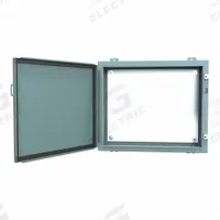 HAMMOND Electrical Enclosure: Steel, 20 in x 24 in x 6 in, NEMA 12/13, w/Panel, Solid Cover, Hinged (MPN 1418ER6). Key specifications — Brand: HAMMOND; Closure Method: Clamps; Knockouts: Not Included.