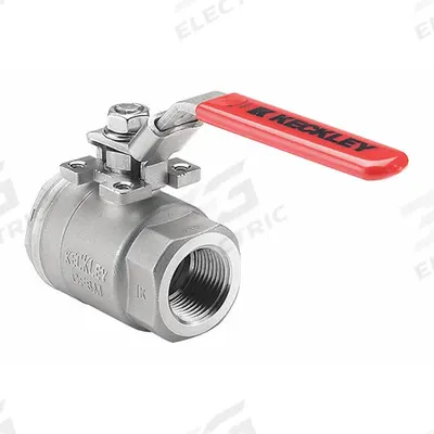 KECKLEY Manual Two-Way Ball Valve: 2 1/2 in, Stainless Steel, Straight, FNPT x FNPT - Stainless Steel Ball Valves