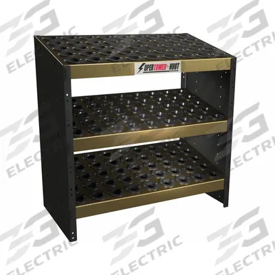HUOT CNC SuperTower: For BT40/CAT40/NMTB40 Taper - Heavy-Duty Floor-Mount CNC Toolholder Racks