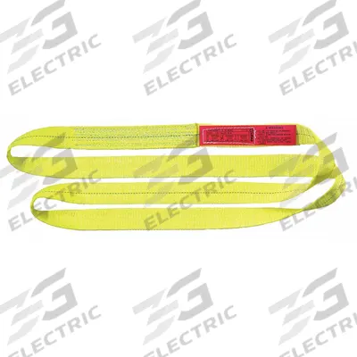 LIFT-ALL Web Sling: Type 5, Polyester, 2 Plies, 4 ft Sling Lg - Light-Use Polyester Endless Web Slings