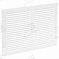 Return Air Grille: Louvered Grille, White, Powder Coated, Steel, 11 3/4 in H, 15 3/4 in W, 1/4 in D (MPN 4MJN7). Key specifications — Mounting Location: Ceiling; Brand: APPROVED VENDOR; Fire Rating: Not Fire Rated.