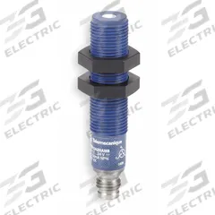 TELEMECANIQUE SENSORS Cylindrical Ultrasonic Sensor: 12 mm Dia, Built-in Connector, 4 - Pin M8, NO (MPN SM350A22800). Key specifications — Supply Voltage Rating: 10-28V DC; Brand: TELEMECANIQUE SENSORS; Nominal Sensor Diameter: M12 Threaded.