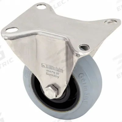 APPROVED VENDOR Plate Caster: Corrosion-Resistant/Debris-Resistant, Rigid, Rubber - Corrosion-Resistant Plate Casters