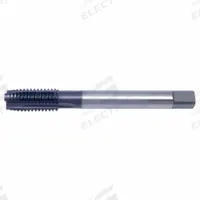 CLEVELAND Spiral Point Tap: 9/16"-18 UNF, 2B, 3 Flute, Plug Chamfer, TiAlN Coated Cobalt (MPN C86125)