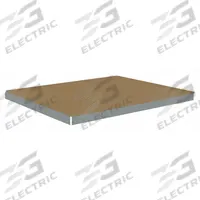 TENNSCO Shelf: 72 in x 42 in, 1,750 lb Load Capacity, Particleboard, Gray, Shelf (MPN ZLES-7242D). Key specifications — Decking Material: Particleboard; Includes: (4) Beams; Decking Finish: Unfinished; Shelf Configuration: Single Straight; Color: Gray; Frame Material: Steel; Brand: TENNSCO; Frame Finish: Zinc Plated.