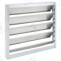 19.8"H-W 4.5"L Alu Spring Bkdrft Dampr: For 20 in Fan, For 20 in Nominal Duct Dia, Single Panel (MPN 3HHL6). Key specifications — Airflow Direction: Horizontal; Blade Type: Flat Blade; Brand: DAYTON; Maximum Air Velocity: 2000 fpm; Mounting Position: Vertical.
