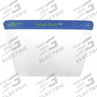 APPROVED VENDOR Face Shield Visor: 11 7/8 in Overall Wd, 7 1/2 in Overall Ht, Clear, Anti-Fog - General Purpose Replacement Visors