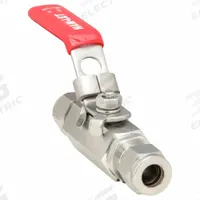 HAM-LET Manual Two-Way Ball Valve: 3/8 in, 316 Stainless Steel, Straight, Sweat x Sweat, Two-Piece (MPN H-700-SS-L-3/8-T-LD). Key specifications — Brand: HAM-LET; Handle: Locking Lever.