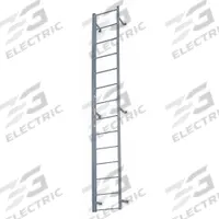 COTTERMAN Fixed Ladder: 10 ft Overall Ht, 22 in Overall Wd, Steel, 300 lb Load Capacity, 11 Rungs (MPN F11S C1). Key specifications — Brand: COTTERMAN; Assembly: Assembled; Number of Sections: 1.