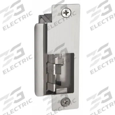 HES Electric Door Strike: 1 1/4 in Wd, 4 7/8 in Ht, Mortise - Mortise Electric Strikes