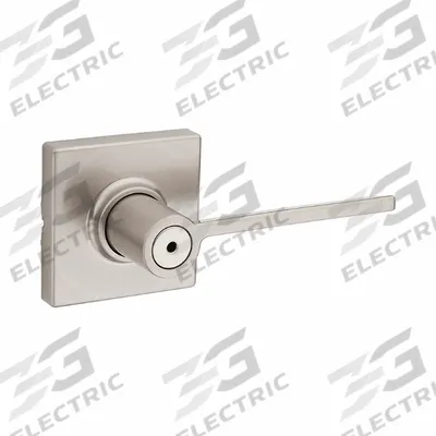 KWIKSET Door Lever Lockset: Privacy Lever Locksets, Nickel