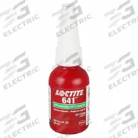 LOCTITE Retaining Compound: 641, 0.3 fl oz, Bottle, Yellow, Easy to Disassemble (MPN 233546). Key specifications — Color: Yellow.