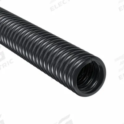 AFC Liquid-Tight Flex Plastic Conduit: 3/4 in Trade Size, Black, 100 ft Nominal Lg - Liquid-Tight Flexible Plastic Conduit
