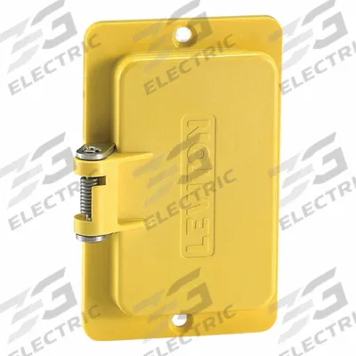 LEVITON Weather-Resistant Coverplate: Portable Outlet Box Cover, Outlet Boxes, 1 Gangs - Portable Power Outlet Box Covers