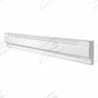CADET Electric Baseboard Heater: Residential Grade, 1000W, Thermostat Not Included, White, 120V AC (MPN 4F1000-1W). Key specifications — Thermostat Included: Thermostat Not Included; Duty Rating: Residential Grade; Housing Style: Conventional; Wattage Output: 1000W; Housing Color: White; Voltage: 120V AC; Brand: CADET.