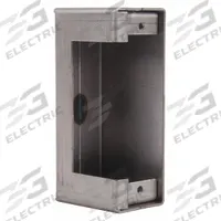 KEEDEX Weldable Gate Box: Weldable Electric Strike Box, Steel, 1 Mounting Holes, Hardware Included (MPN K-BXES5). Key specifications — Brand: KEEDEX; Color: Silver; Finish: Unfinished; Hardware Included: Yes; Material: Steel; Product Type: Weldable Electric Strike Box.