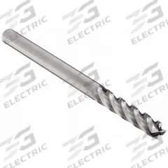 OSG Square End Mill: Carbide, 4 Flute, 3/16" Mill Dia, 3/4" LOC, 2-1/4" OAL (MPN 464-1875)
