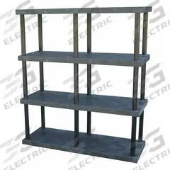 STRUCTURAL PLASTICS Plastic Shelving: 66 in x 24 in, 75 in Overall Ht, 4 Shelves (MPN ST6624x4). Key specifications — Resistance Properties: Corrosion-Resistant; Frame Material: Plastic; Shelving Material: High Density Polyethylene; Brand: STRUCTURAL PLASTICS.
