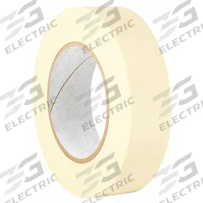 3M Masking Tape: 201+, Tan, 1 1/2 in Roll Wd, 120 yd Overall Roll Lg, 4.4 mil Thick - General Purpose Masking Tape