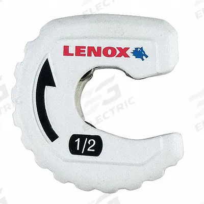 LENOX Tubing Cutter: 1/2 in OD Cutting Capacity, Std Wheel Cutter, 3 in Tool Lg - Metal Tubing Compact Cutters