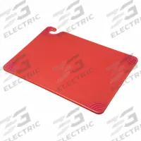 SAN JAMAR Cutting Board: 20 in Overall Lg, 15 in Overall Wd, Red, Co-Polymer, NSF Certified (MPN CBG152012RD). Key specifications — Color: Red; Brand: SAN JAMAR; Material: Co-Polymer; NSF Certified: Yes.