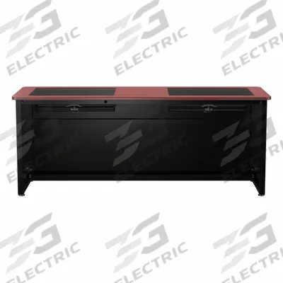 VERSADESK Computer Desk: Wood, Cherry, 0 Drawers, 72 in Overall Wd, 31 in Overall Ht - Downview Computer Desk