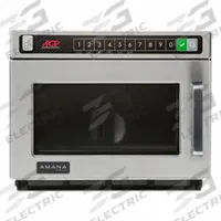 AMANA Microwave: 0.6 cu ft Oven Capacity, 1,200 W Cooking Watt, 11 Power Levels, HDC12A2. Key specifications — attr440422: AMANA; attr440423: No.