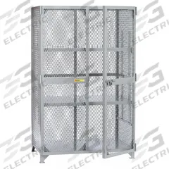 LITTLE GIANT Bulk Storage Locker: 61 in x 33 in x 78 in, 2 Adj Shelves, Legs, Gray, Gray, Shelves (MPN SL2-A-3060). Key specifications — Brand: LITTLE GIANT; Body Panel Type: Ventilated; Base Type: Legs; Cabinet Color: Gray; Frame Assembled: Assembled.