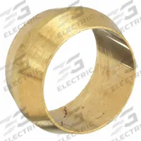 APPROVED VENDOR Compression Fitting Sleeve: 5/16 in OD Fitting Size, Compression, Brass (MPN 700060-05). Key specifications — Brand: APPROVED VENDOR.