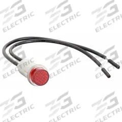 APPROVED VENDOR Raised Panel Light: Red, 12 mm Panel Mounting Hole Dia, Neon, Nylon, 6 in Wire Leads (MPN 20C854). Key specifications — Brand: APPROVED VENDOR; Electrical Connection: 6 in Wire Leads.
