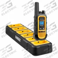DEWALT Multi-Unit Charger: Fits Dewalt, For DXFRS300 Series, 6 Radios Charged, 100 to 240 V AC (MPN DXFRSCH6-300). Key specifications — Brand: DEWALT; Compatible Radio Series: DXFRS300; Product Type: Multi-Unit Charger.