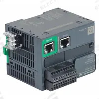 SCHNEIDER ELECTRIC PLC: (2) Analog/(8) Discrete, (8) Relay, 100 to 240V AC (MPN TM221ME16R). Key specifications — attr211240: SCHNEIDER; attr1072668: Clock Included; attr1075941: (2) Analog; attr1075943: (8) Relay.