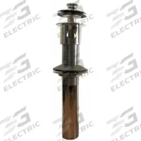 WATCO Sink Drain: Brass, Chrome, 8 in Overall Ht, 2 1/8 in Overall Dia, Slip, 1 1/4 in Pipe Dia (MPN 800-PP-BRS-CP). Key specifications — Product Type: Sink Drain; Brand: WATCO; Finish: Chrome; Material: Brass; Includes Overflow: Yes; Includes: Strainer.
